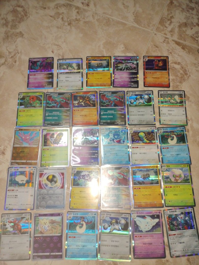 Selling Korea pokemon cards rare selling them cheap, Hobbies & Toys, Toys &  Games on Carousell