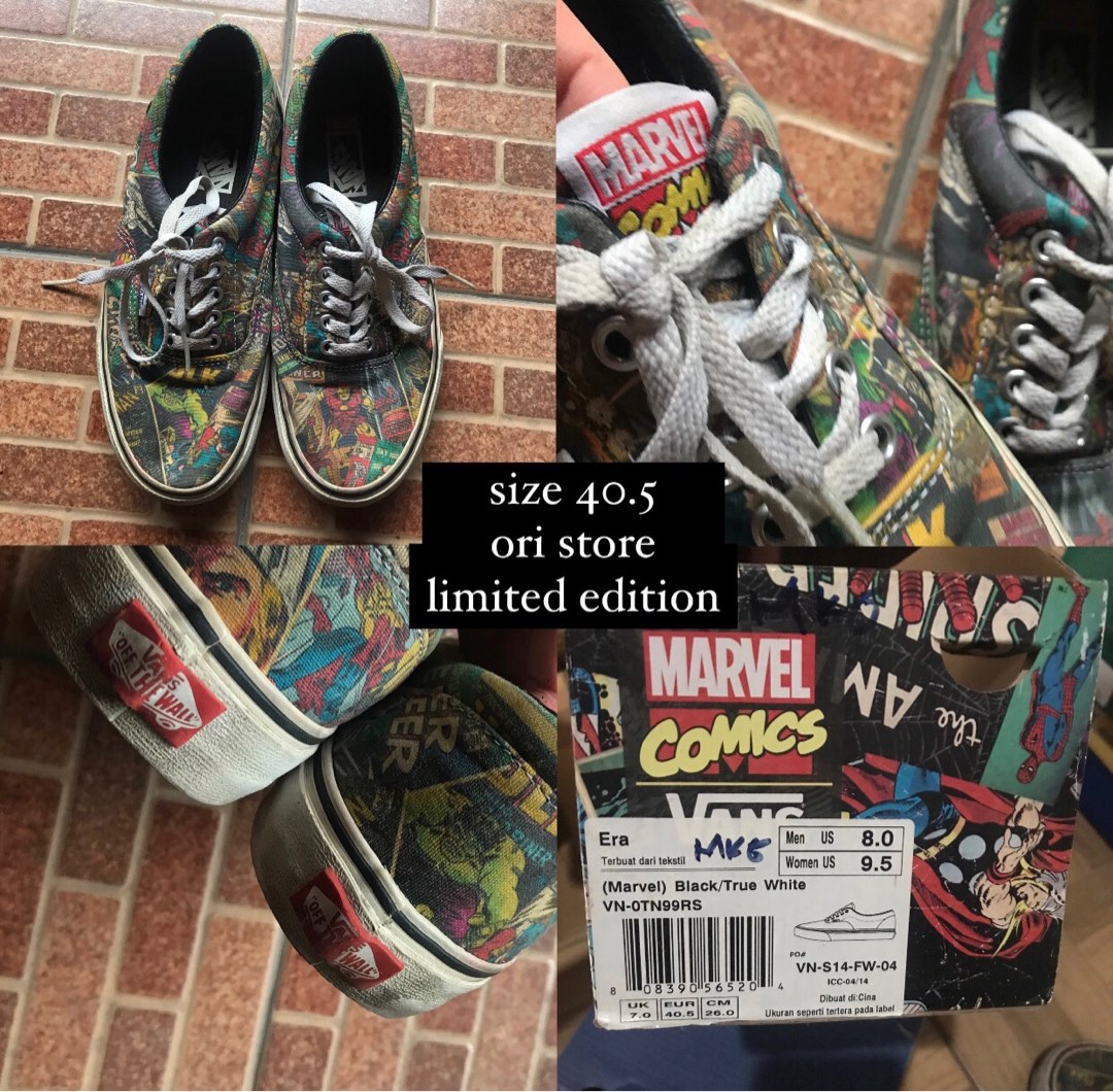 Sepatu Vans Original marvel shoes oldskool Fesyen Pria Sepatu Sneakers di Carousell
