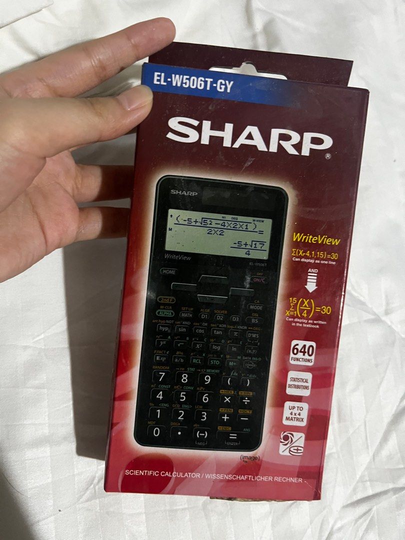 SHARP EL-W506T (Category: Other Gadgets) located in Quezon City. Submitted by micmouse24 (Listing ID 1335692694, Image 1). Description: RFS: I have other calculators..