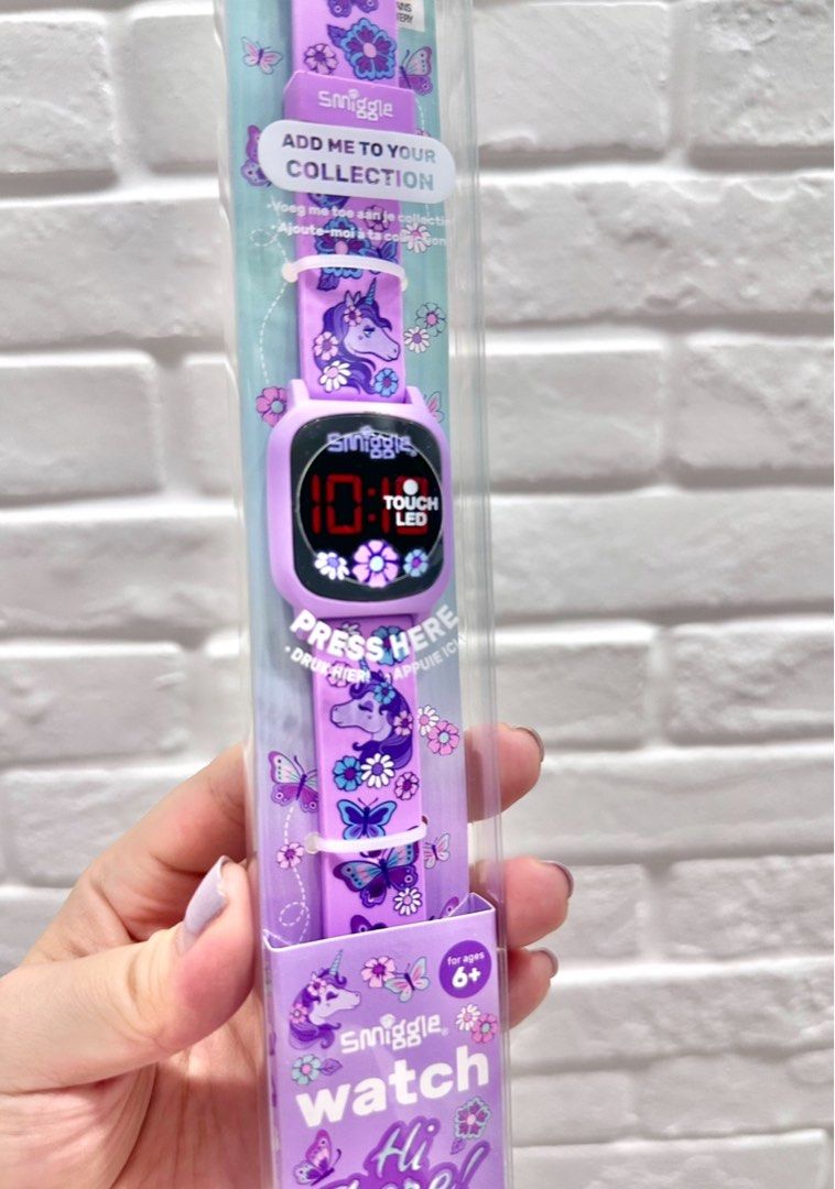 Smiggle unicorn digital watch Babies Kids Babies Kids Fashion on Carousell