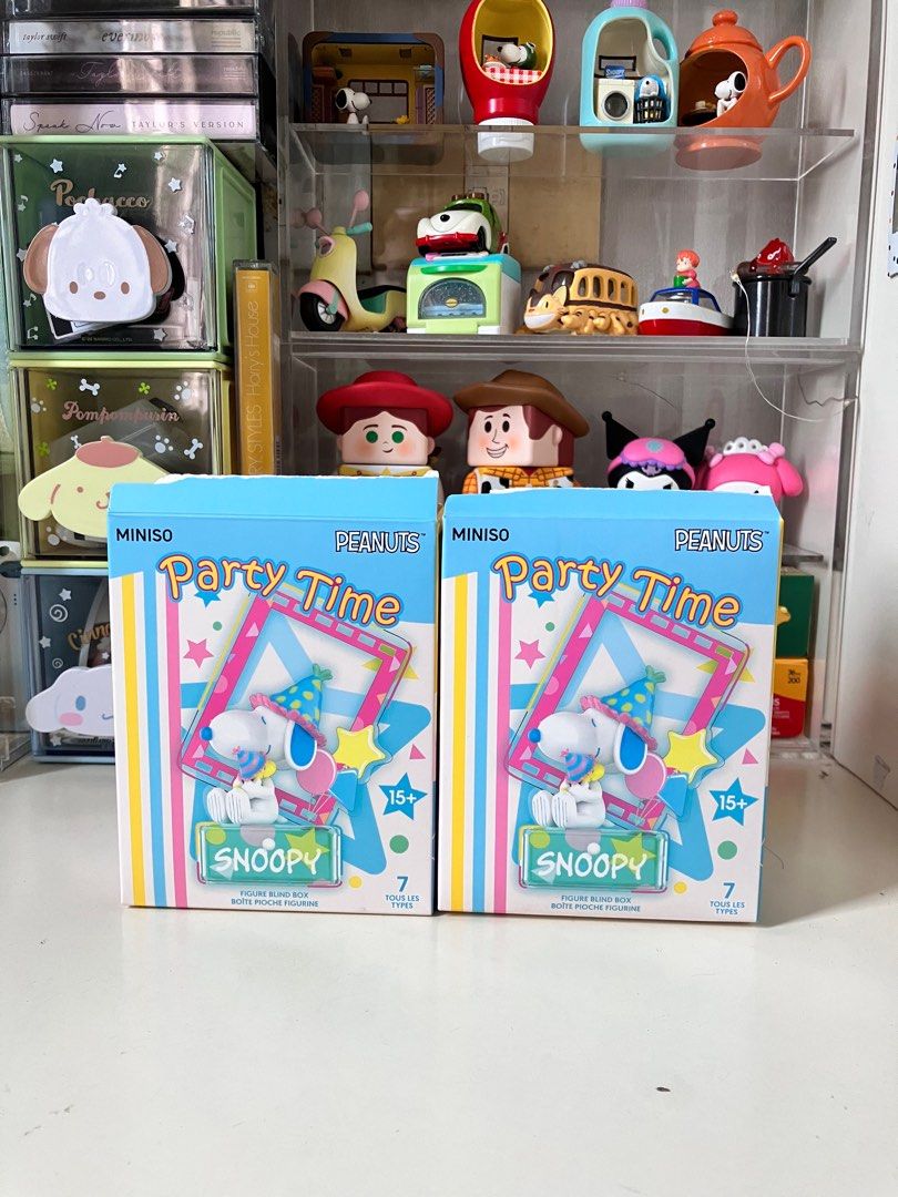 snoopy miniso blind box one man show (Category: Designer & Blind Box Toys) located in Manila. Submitted by cats_and_everything (Listing ID 1335656268, Image 2). Description: open box sealed foil provided sample of how i use mine sa first photo :) rfs: duplicate.
