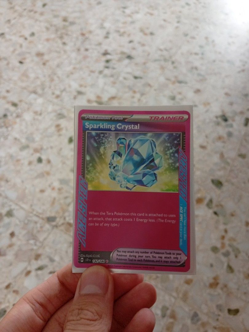 sparkling crystal pokemon card Amazon.com: Pokemon - Sparkling Crystal 142/142 Stellar Crown – ACE SPEC main image 0