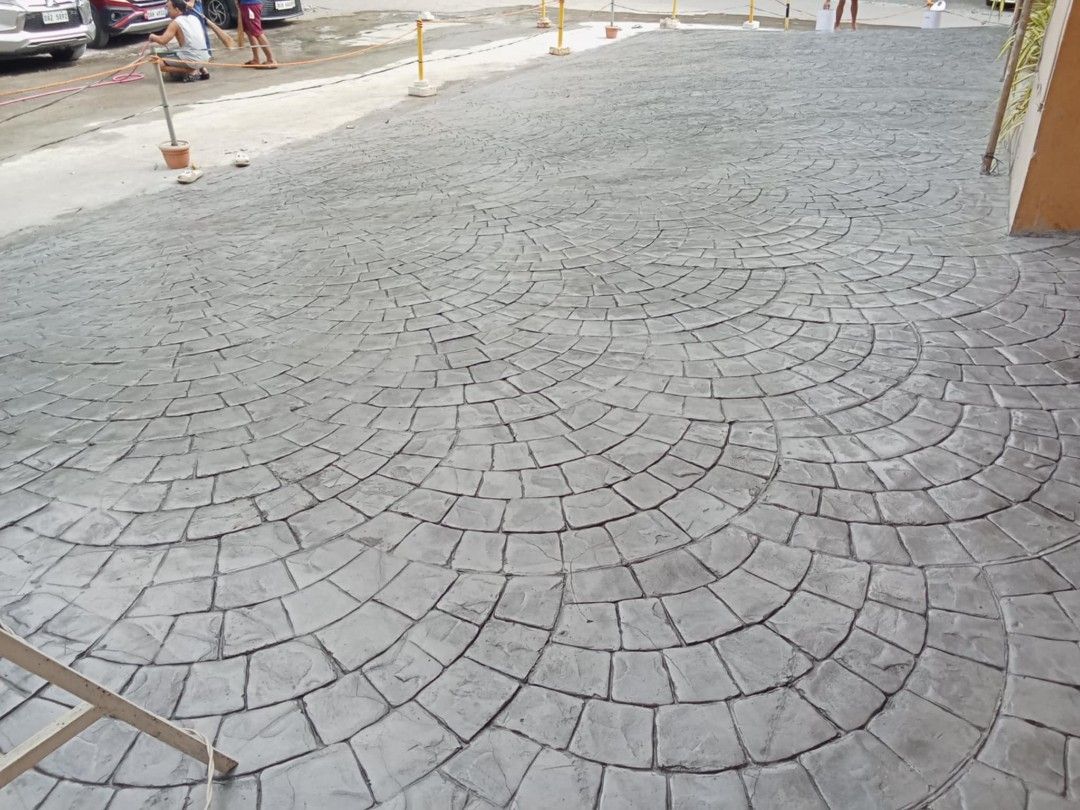 Stamp Concrete Materials (Category: Construction & Building Materials) located in San Jose del Monte. Submitted by Ajayco (Listing ID 1126237239, Image 2). Description: Imprinted concrete, replicates stones, such us slate & flagstone, tile, brick and even wood. the wide variety of pattern and color choices make it popular for beautifying patios, pool decks, driveways, walkway, parking lots, municipal plaza and more. Product list: Concrete Hardene