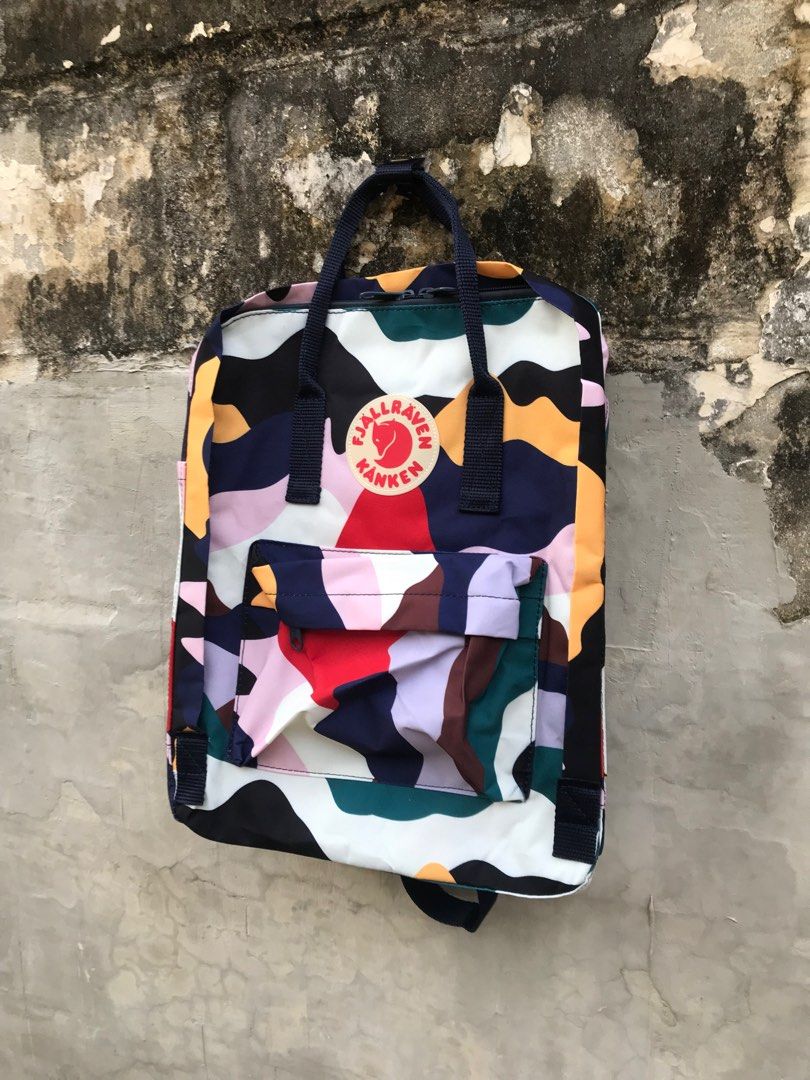 Tas Camo Kanken, Fesyen Pria, Tas Dompet Ransel di Carousell
