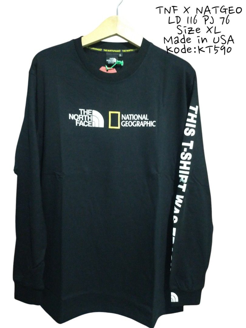 The north face x national geographic bottle source long sleeve tee outlet
