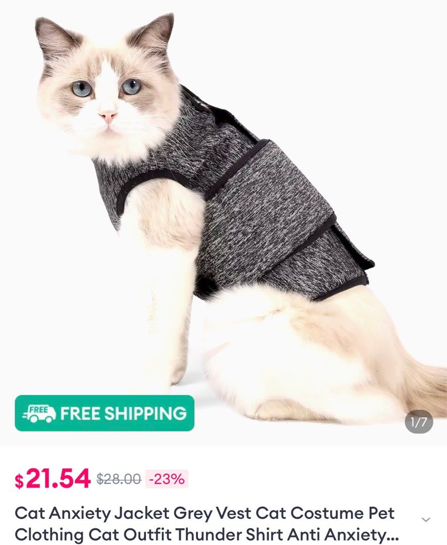 Thunder vests for cats on sale