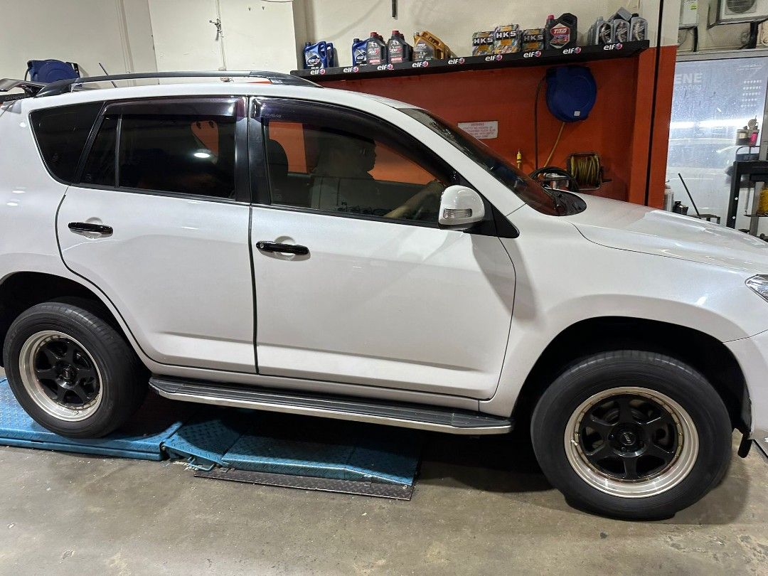 Toyota RAV4 2.4 SWB Auto (Category: Used Cars) located in Singapore. Submitted by lawrencecruz (Listing ID 1335763346, Image 1). Description: Not in hurry to sell. This is the Euro version, higher specs. 2WD not 4WD. More efficient fuel wise. Fully restored. Dyno Tuned by Pro Shop, running on unichip. Car accelerates like crazy if 'tickled' 😅 Gearbox, aircon, engine cooling, etc. see to believe. one of the kind. no off-roading but fitted with No