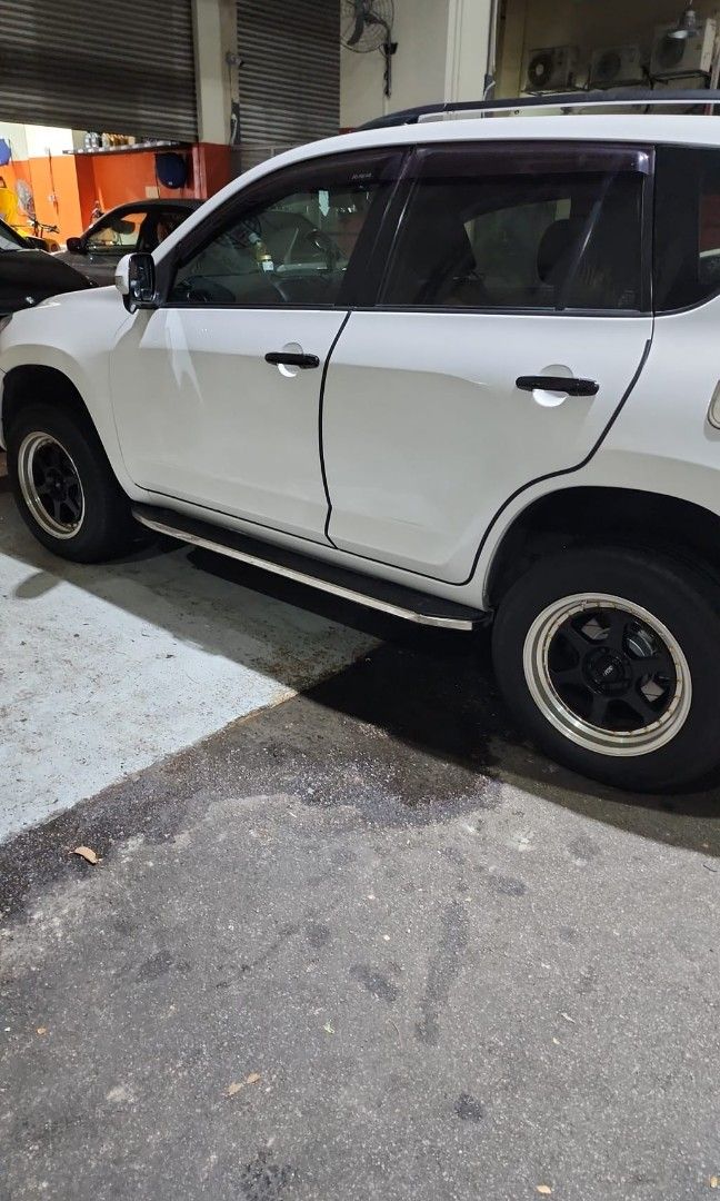 Toyota RAV4 2.4 SWB Auto (Category: Used Cars) located in Singapore. Submitted by lawrencecruz (Listing ID 1335763346, Image 2). Description: Not in hurry to sell. This is the Euro version, higher specs. 2WD not 4WD. More efficient fuel wise. Fully restored. Dyno Tuned by Pro Shop, running on unichip. Car accelerates like crazy if 'tickled' 😅 Gearbox, aircon, engine cooling, etc. see to believe. one of the kind. no off-roading but fitted with No