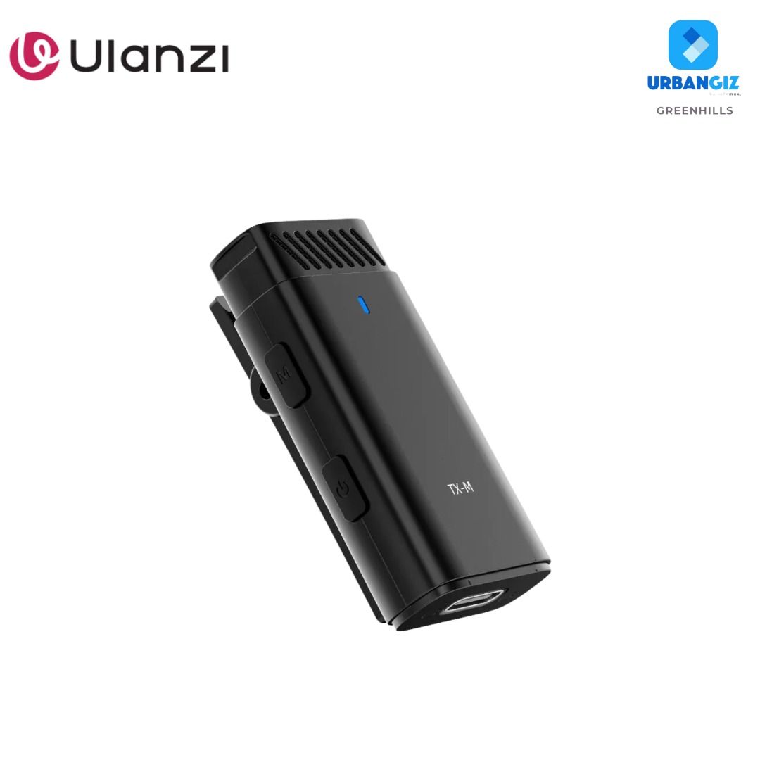 ULANZI HM2301 WIRELESS MICROPHONE (Category: Microphones) located in San Juan City. Submitted by urbangiz_greenhillsmall (Listing ID 1335691720, Image 3). Description: about this item: Features: > Wireless microphone with 2 receivers (RX) and 2 transmitters (TX) allowing 2 people to use it simultaneously. > Supports connection to 2 smartphones at the same time. (Supports connecting up to 10 devices simultaneously) > Transmits signals via Wifi 2.4
