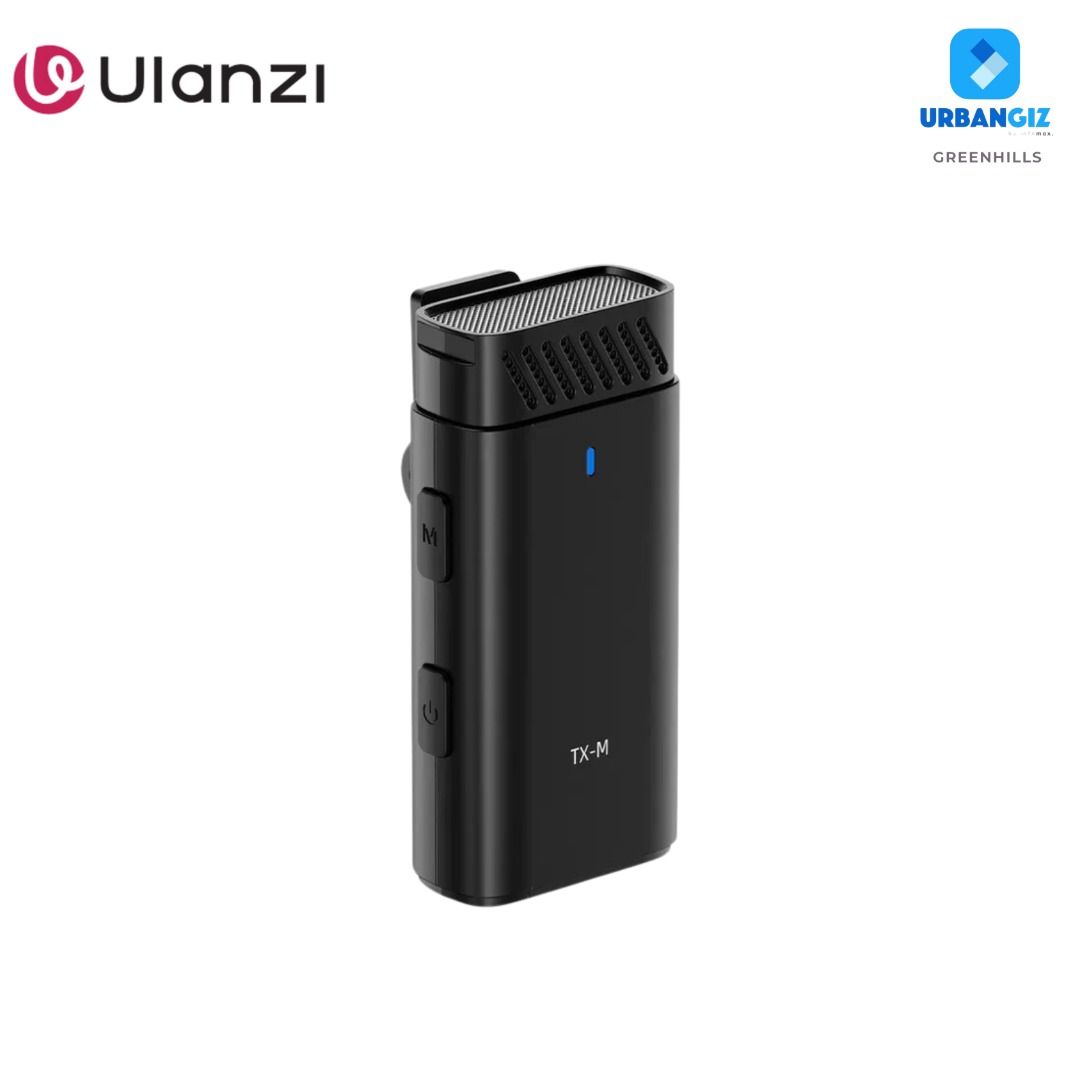 ULANZI HM2301 WIRELESS MICROPHONE (Category: Microphones) located in San Juan City. Submitted by urbangiz_greenhillsmall (Listing ID 1335691720, Image 2). Description: about this item: Features: > Wireless microphone with 2 receivers (RX) and 2 transmitters (TX) allowing 2 people to use it simultaneously. > Supports connection to 2 smartphones at the same time. (Supports connecting up to 10 devices simultaneously) > Transmits signals via Wifi 2.4