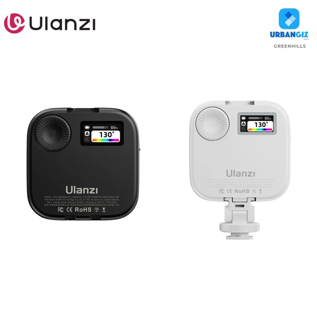 ULANZI U60 VIDEL LIGHT (Category: Camera Bags & Carriers) located in San Juan City. Submitted by urbangiz_greenhillsmall (Listing ID 1335644113, Image 2). Description: about this item: Features RGB Full Color Mode: 72 colors for choice, effortlessly creating your desired ambiance for different scenarios. 2500-9000K CCT: Color temperature from 2500K to 9000K, offering you more photography options for different needs. Easy-to-Use: Seamless mode cha