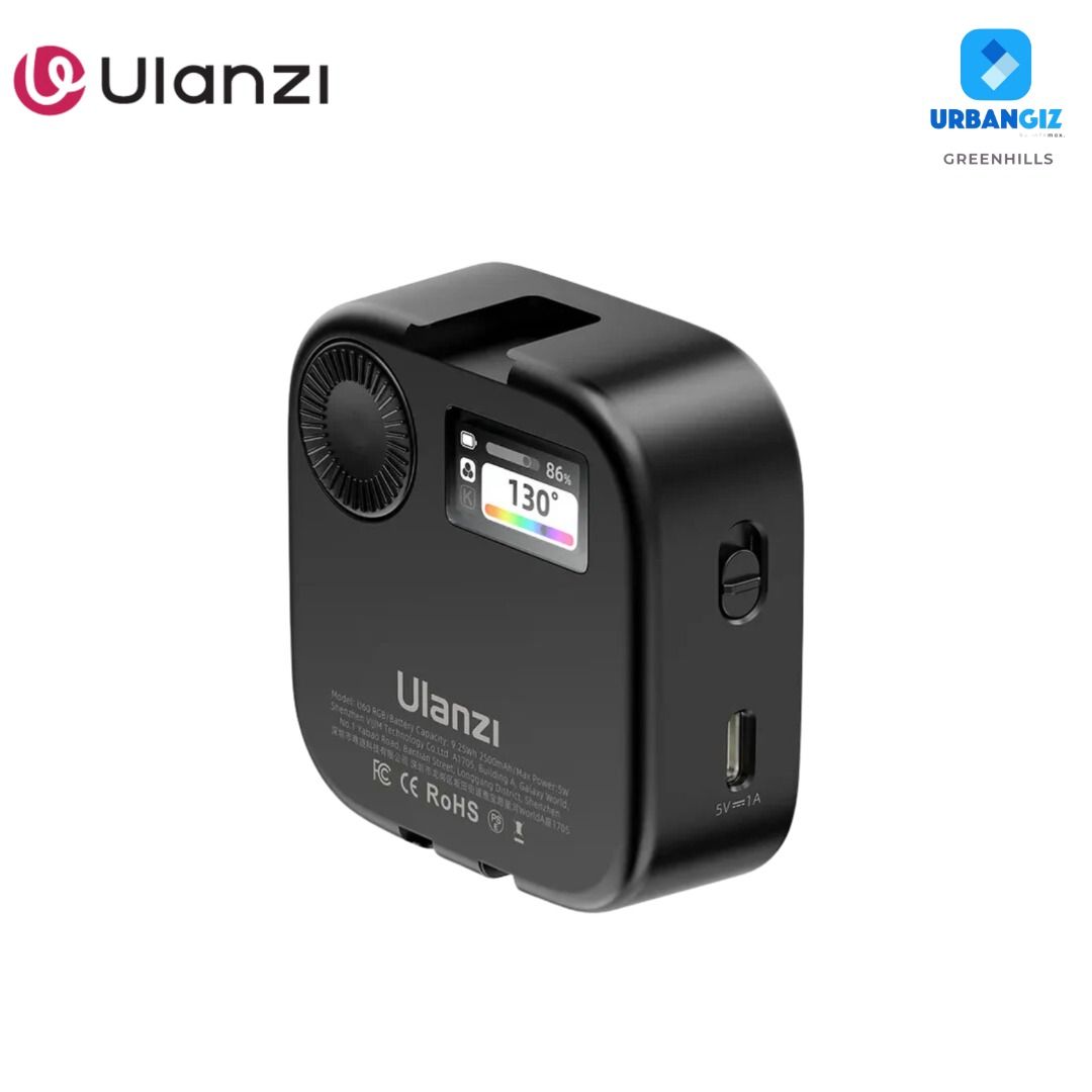 ULANZI U60 VIDEL LIGHT (Category: Camera Bags & Carriers) located in San Juan City. Submitted by urbangiz_greenhillsmall (Listing ID 1335644113, Image 3). Description: about this item: Features RGB Full Color Mode: 72 colors for choice, effortlessly creating your desired ambiance for different scenarios. 2500-9000K CCT: Color temperature from 2500K to 9000K, offering you more photography options for different needs. Easy-to-Use: Seamless mode cha