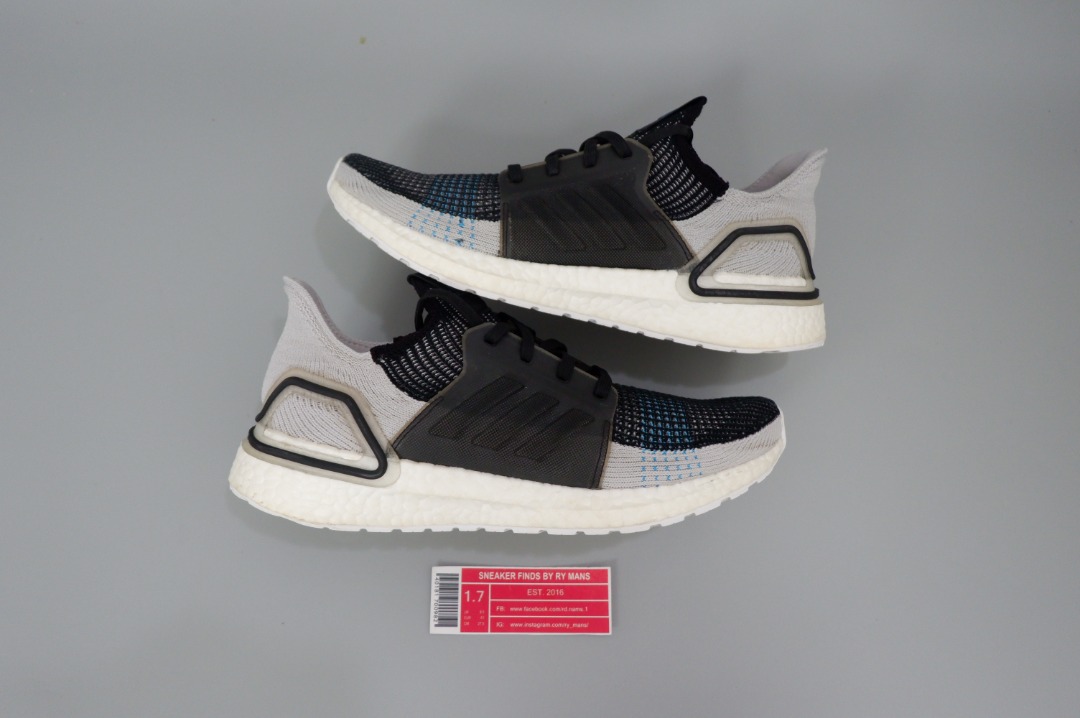 UltraBoost 19 Grey Cyan Men s Fashion Footwear Sneakers on Carousell