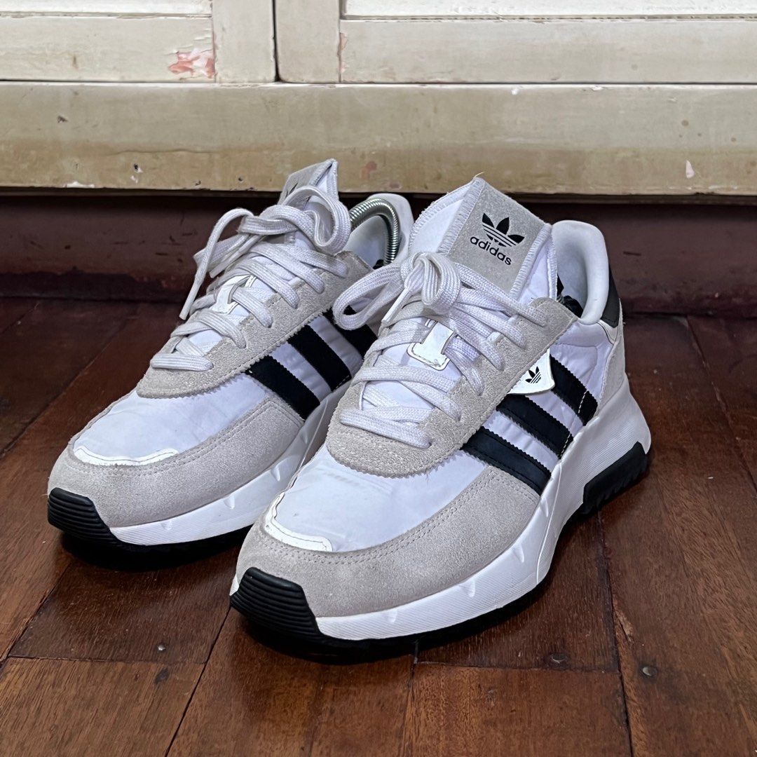 US 7.5 EUR 40.5 Adidas Retropy F5 White Art Cloud White Black