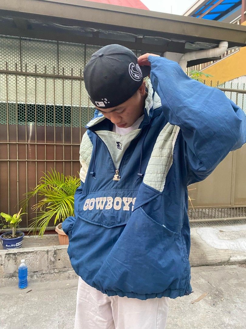 Vintage Dallas Cowboys Pullover Starter Jacket Large