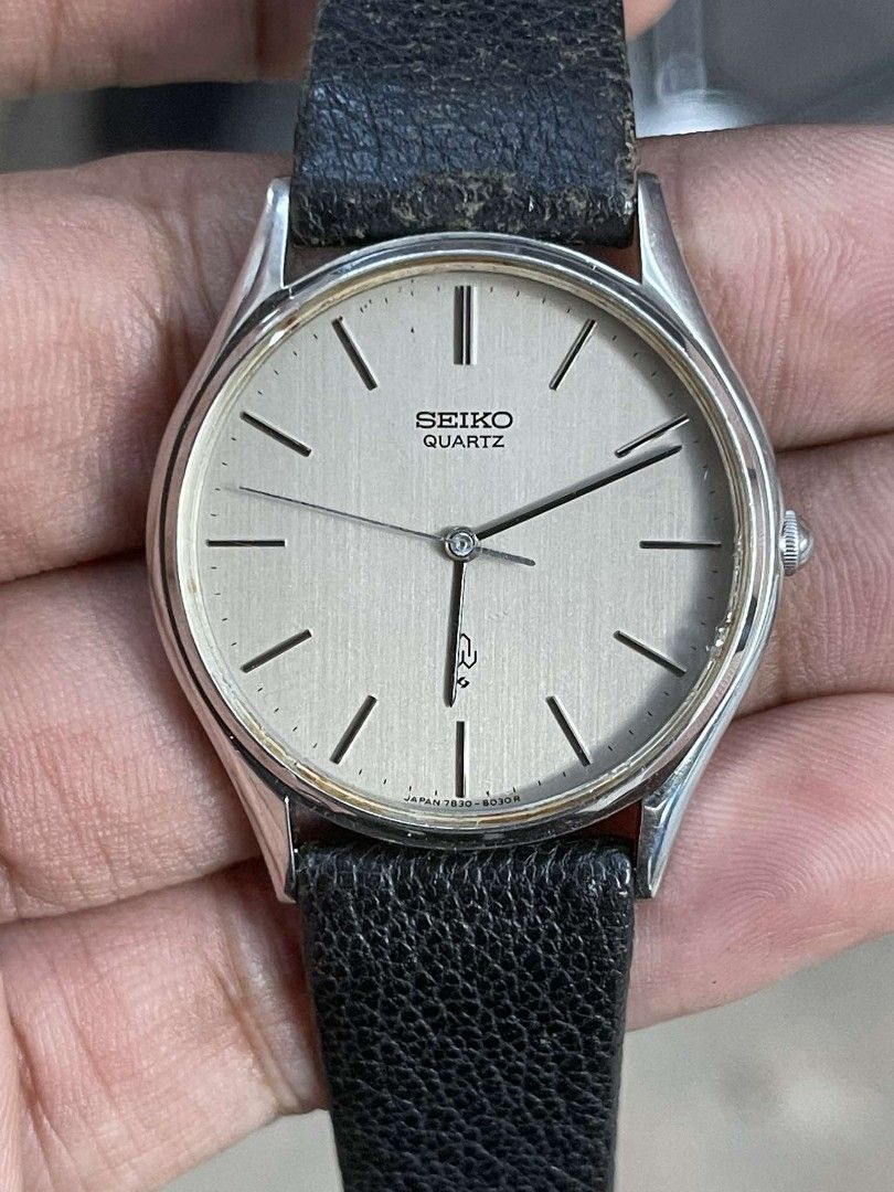 Vintage SEIKO 7830-8030 Gray Dial, Men's Fashion, Watches