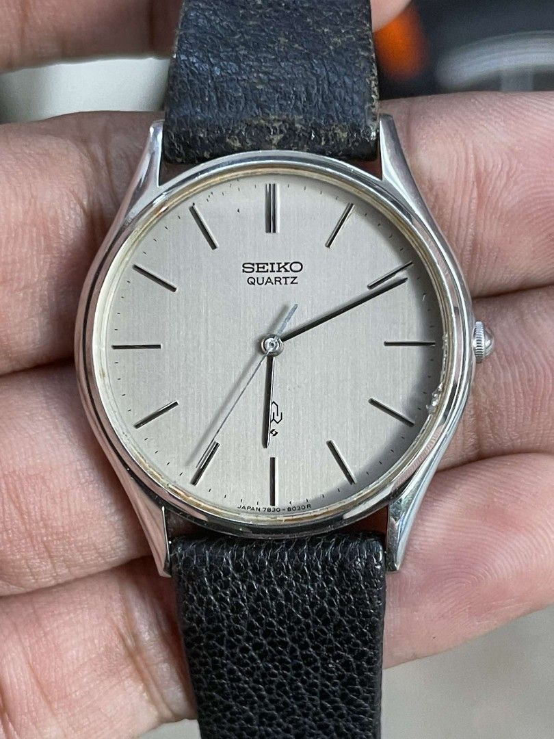 Vintage SEIKO 7830-8030 Gray Dial, Men's Fashion, Watches