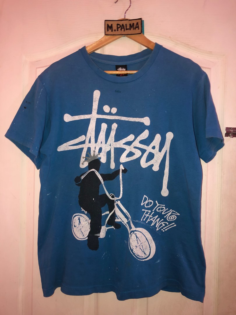 Vintage stussy shirt medium do your thang medium 21x27.5, Men