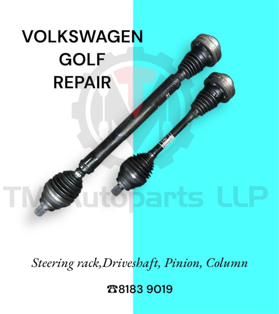 Undercarriage Car Repair Servicing Steering Rack Driveshaft Pinion