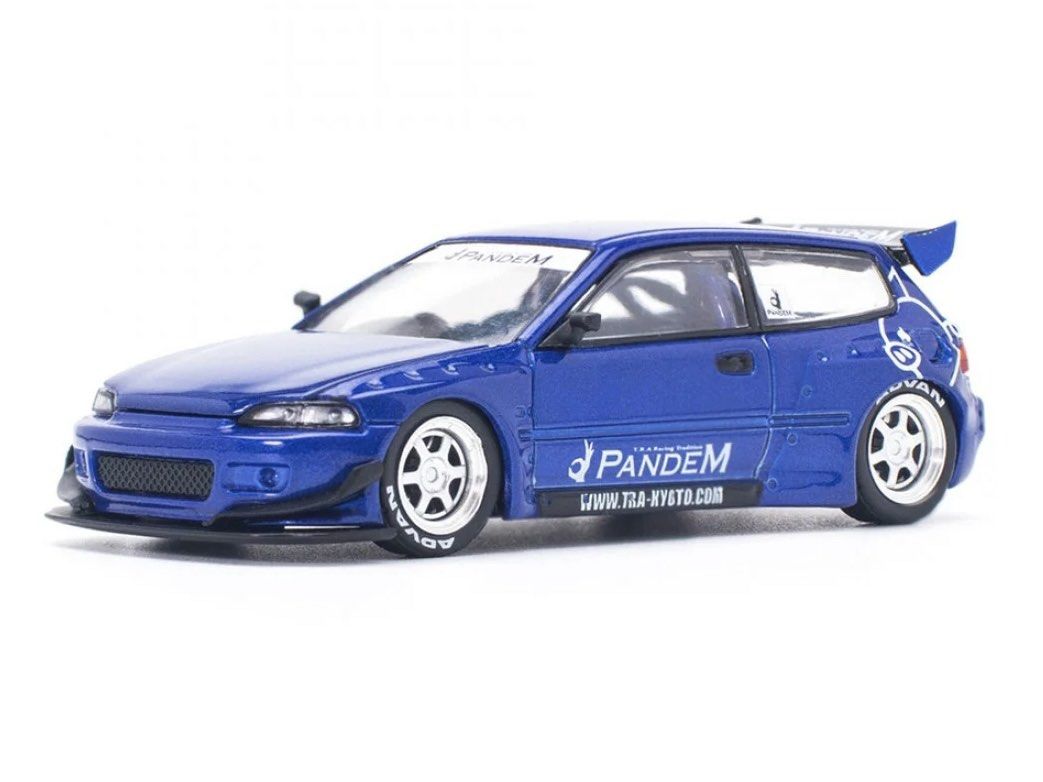 POP RACE PANDEM CIVIC EG6 新品未開封 全新未開封Pop Race Scale 1:64 1&frasl;64 比例本田Honda Pandem Civic EG6