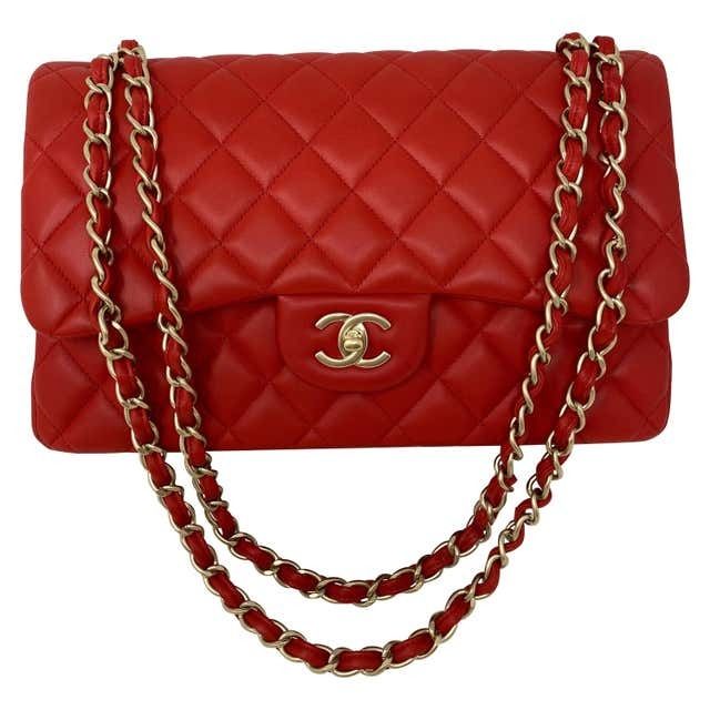 💋 Chanel Double Flap Red Chain Bag (Category: Luxury Bags & Wallets) located in Clarin. Submitted by myclosetph143 (Listing ID 1335834417, Image 1). Description: Chanel Double Flap Red Chain Bag P13,980 +sf Medium size From Japan 9/10 condition In very good condition 📍Not affiliated or associated with any brand posted. All brands, product names and logos are the property of their respective original brand.