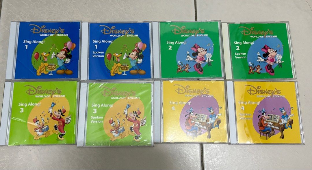 DWE Sing Along! 歯がゆい CD 1-4