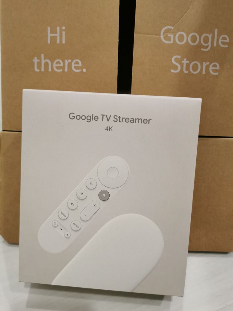 新品未開封 Google TV Streamer 4K 音声リモコン付き 未開封】Google TV Streamer (4K) 音声リモコン付き Google TV