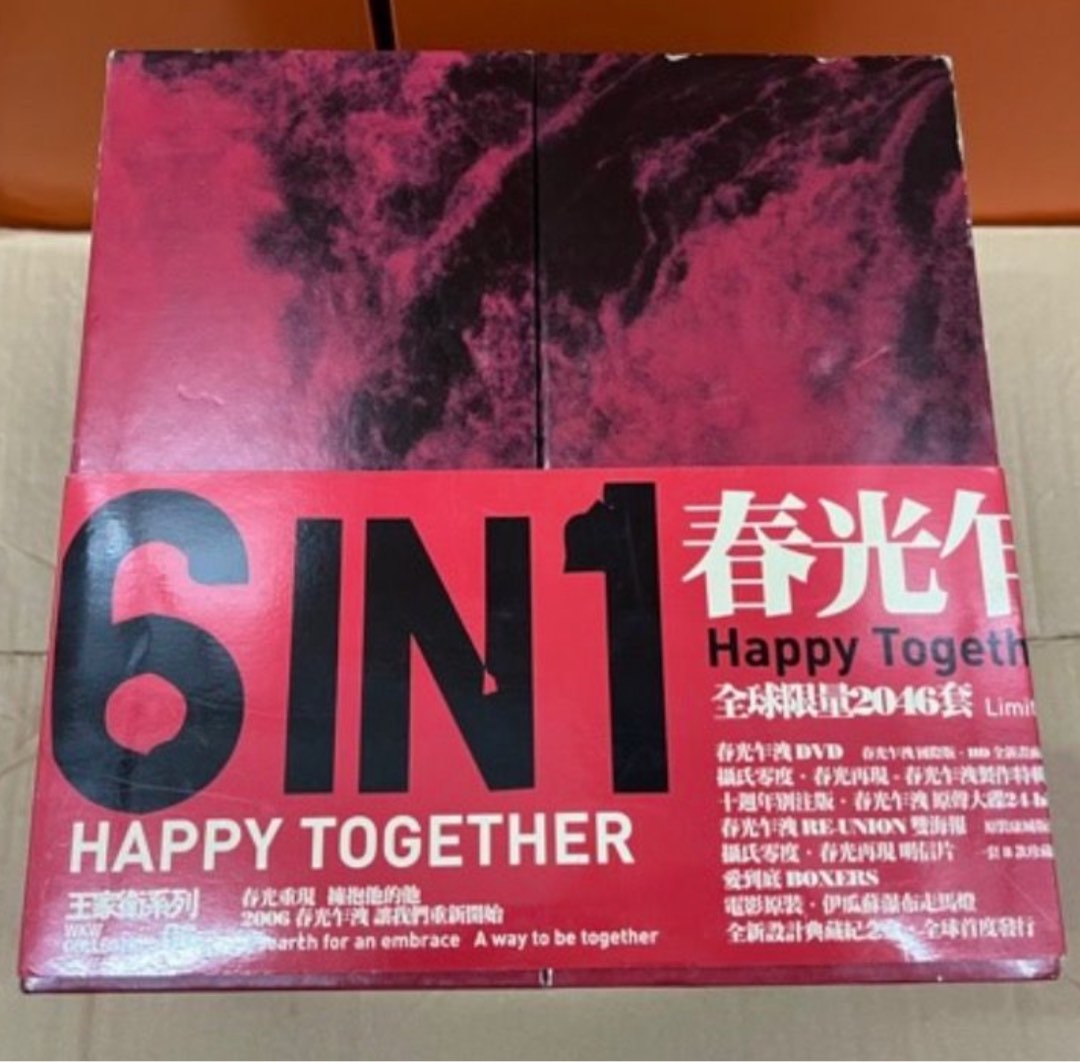 春光乍洩HAPPY TOGETHER 王家衛/張國榮/梁朝偉/張震/關淑怡康城
