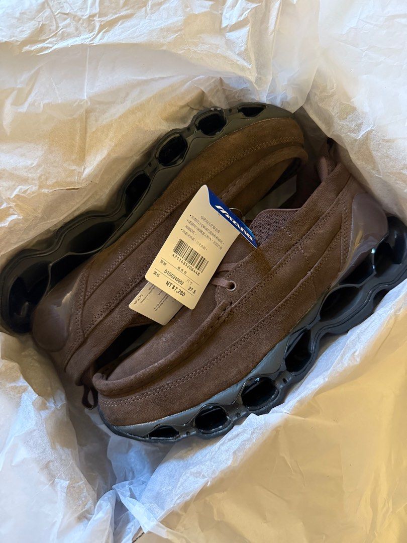 現貨Mizuno wave prophecy moc 27.5 cm麂皮款美津濃咖啡色, 他的