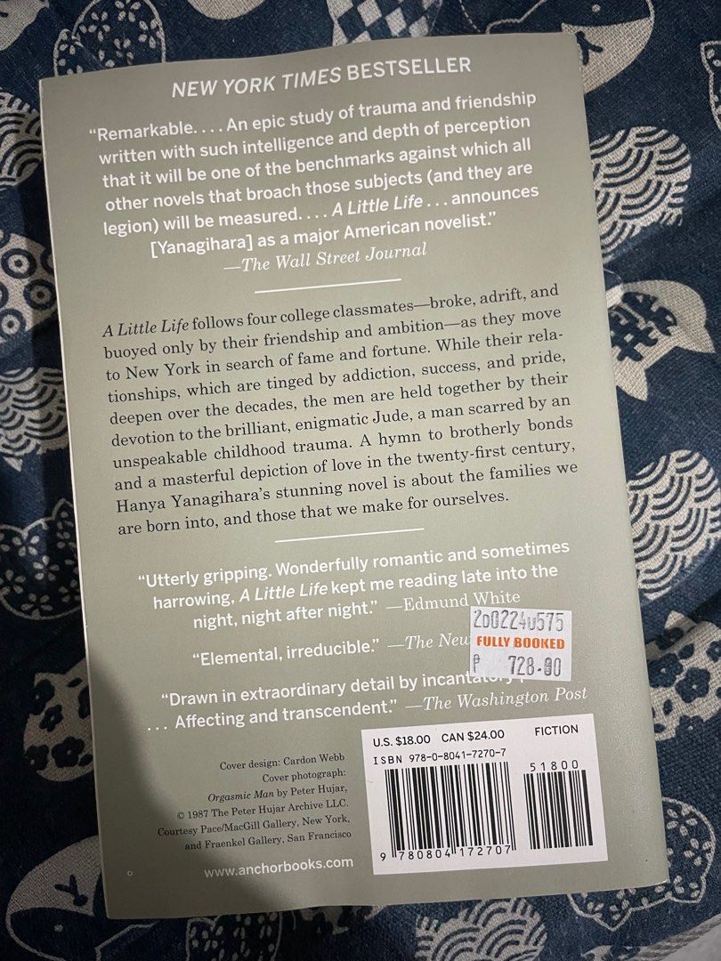 preloved book: A Little Life (Category: Storybooks) located in Mangaldan. Submitted by prelovedstuffcm (Listing ID 1335864407, Image 2). Description: For sale. Done reading. Bought from Fully booked (Baguio). With tag price on the book for reference. RFS: decluttering..