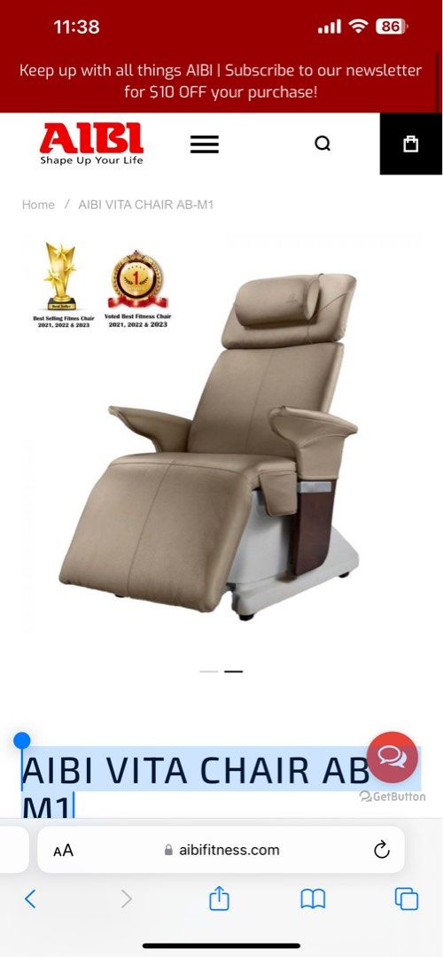 T2021 Review Aibi T2021 AIBI VITA CHAIR AB-M1 (KHAKI), Health