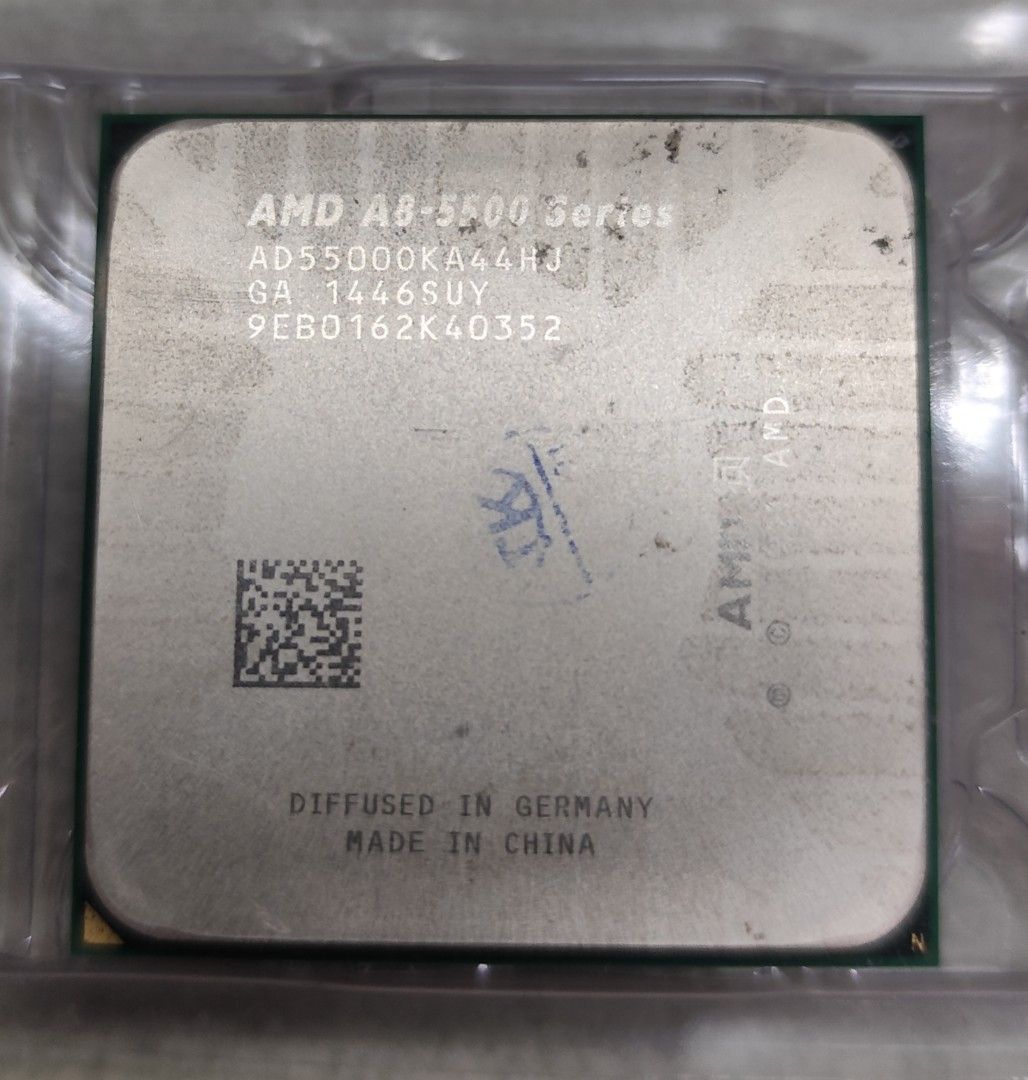AMD A8 5500 processor (Category: Computer Parts) located in Kuala Lumpur. Submitted by eddieae (Listing ID 1335925985, Image 1). Description: .