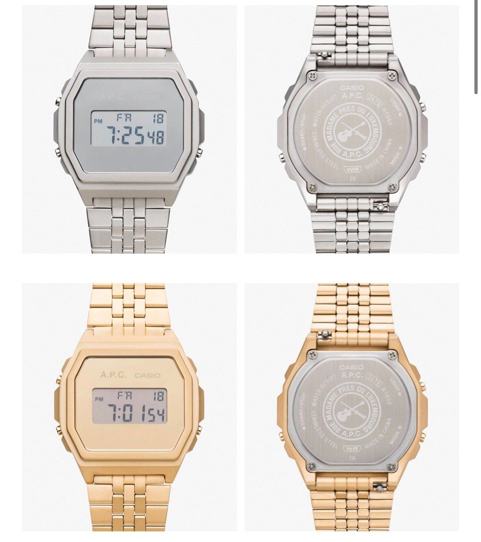 A.P.C. X CASIO (Limited Edition A1000), Men's Fashion