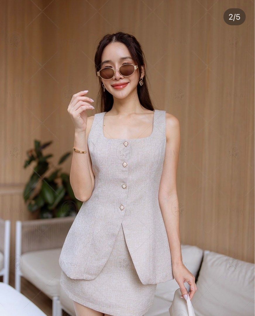 BKK PEONY Coordinates | Zara, Mango, Bangkok (Category: Sets or Coordinates) located in Manila. Submitted by ccmclutter2 (Listing ID 1335924016, Image 1). Description: Brand new wtih tag Small size Color oat Bdo gcash maya Las pinas.