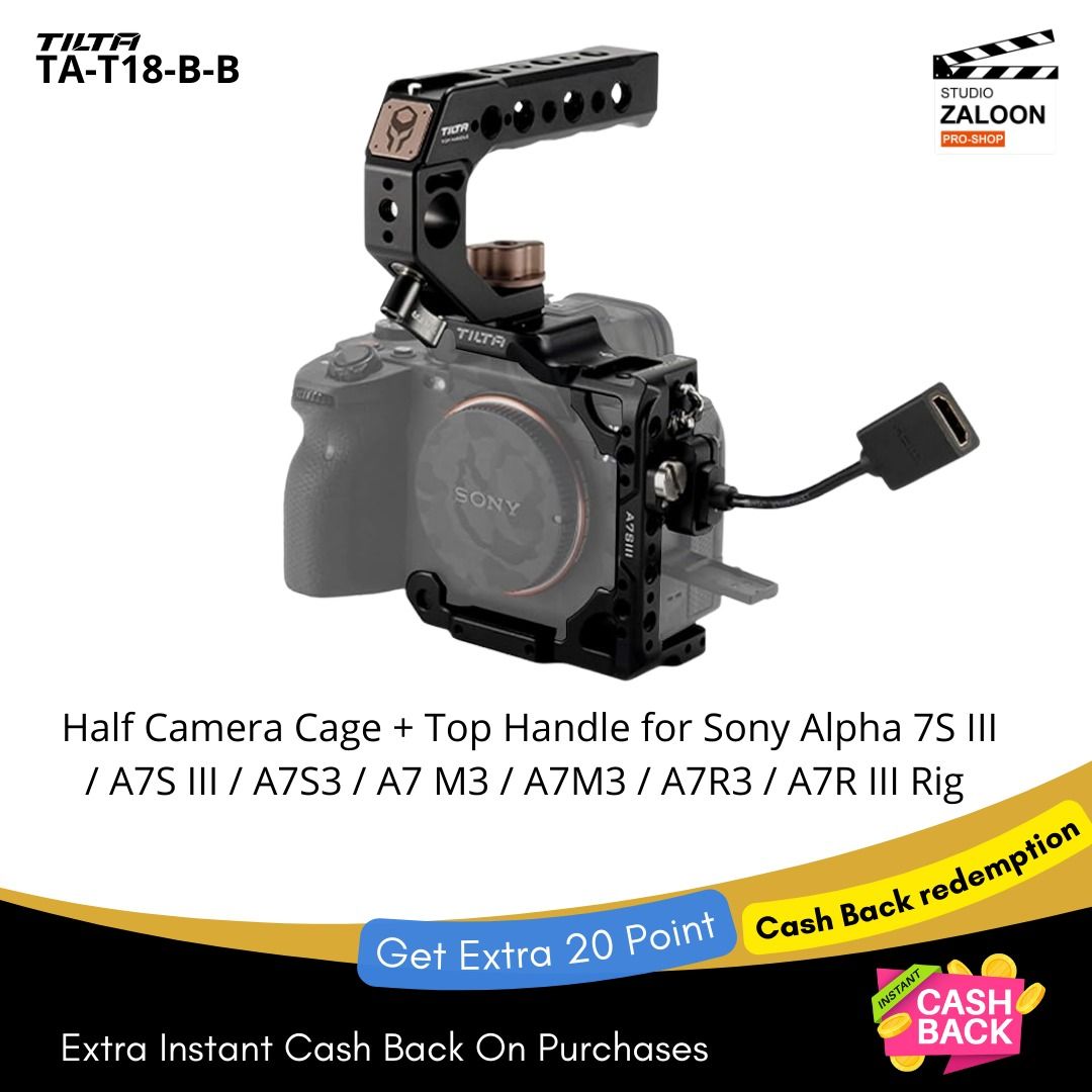 Tilta ケージ と トップハンドル a7s3 （α7S IIIのケージが