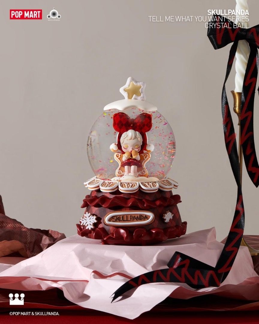 BNIB In Stock] Popmart Skullpanda Tell me what you want Crystal