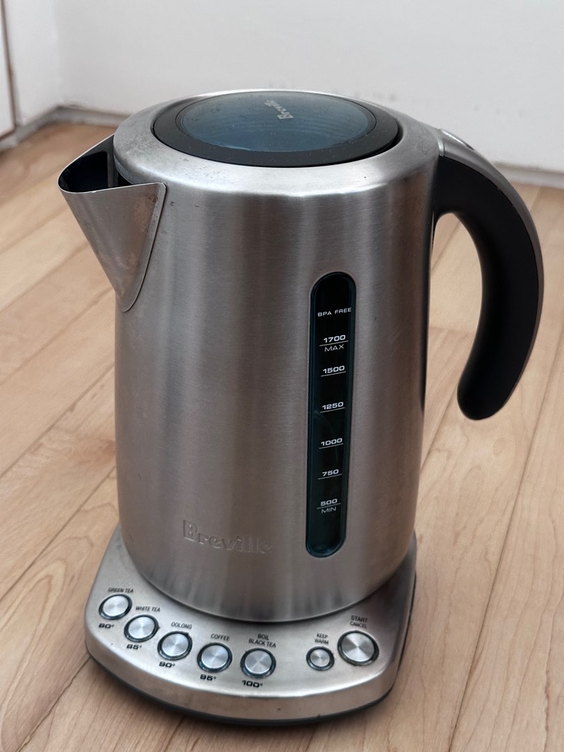 Stainless Steel Breville Black Kettle Breville Smart Kettle™ Luxe
