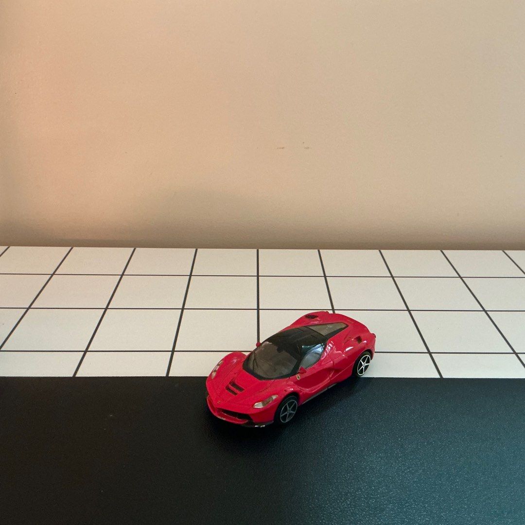 Burago LaFerrari Aperta Red 1/43 Die-cast Scale Model (Category: Vehicle & Diecast Models) located in Baguio. Submitted by bobafatph (Listing ID 1335805527, Image 1). Description: Condition: Minor scratches Location: Baguio City Shipping: J&T Payment: Gcash/Bank.