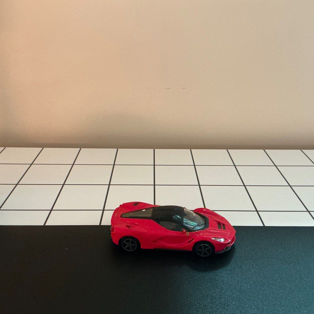 Burago LaFerrari Aperta Red 1/43 Die-cast Scale Model (Category: Vehicle & Diecast Models) located in Baguio. Submitted by bobafatph (Listing ID 1335805527, Image 2). Description: Condition: Minor scratches Location: Baguio City Shipping: J&T Payment: Gcash/Bank.