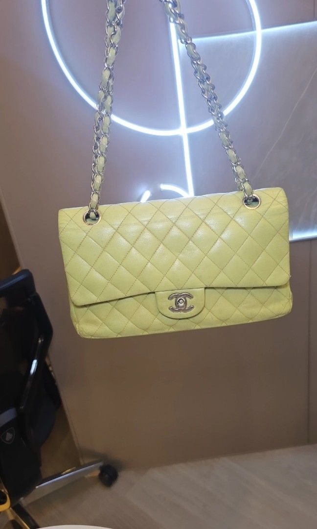Lime green chanel bag online