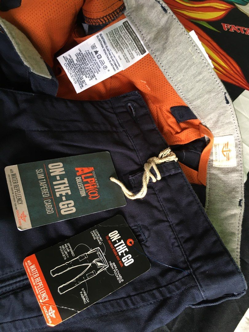 Dockers slim tapered cargo (Category: Trousers) located in Manila. Submitted by mac1780 (Listing ID 1335816799, Image 1). Description: Bnew wd tags Size 30x34 on tag Slim tapered stretch cargo Pm for inquiries .