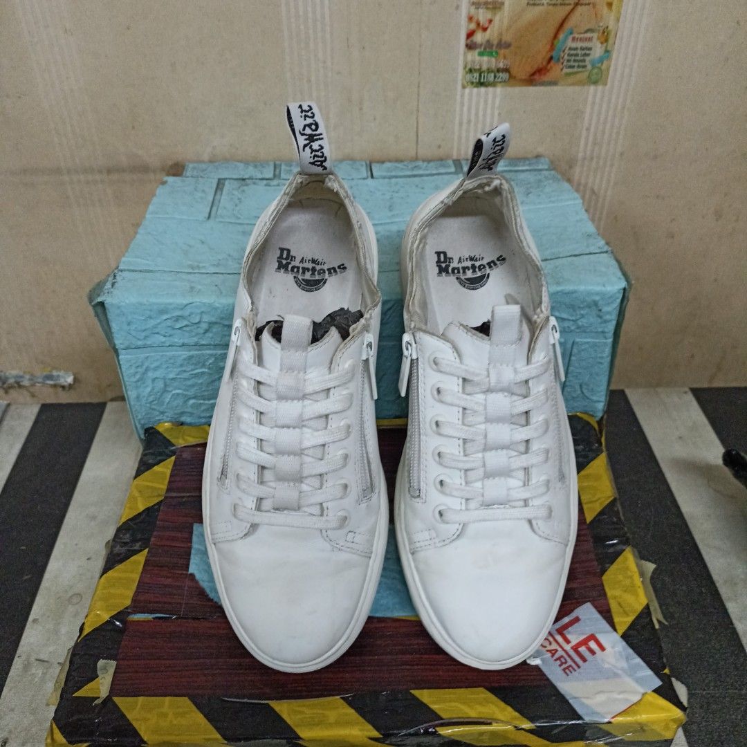 Dr martens dante zip white deals