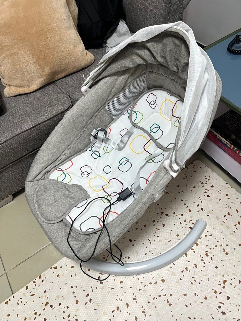 ELECTRIC BABY SWING (Category: Infant Playtime) located in Manila. Submitted by ccmclutter2 (Listing ID 1335861775, Image 3). Description: USED TWICE! Can pass as a brand new My baby outgrown ++ he didnt use this as much since he likes contact naps && laging buhat huhu Pickup: Alea Residences Las Pinas.