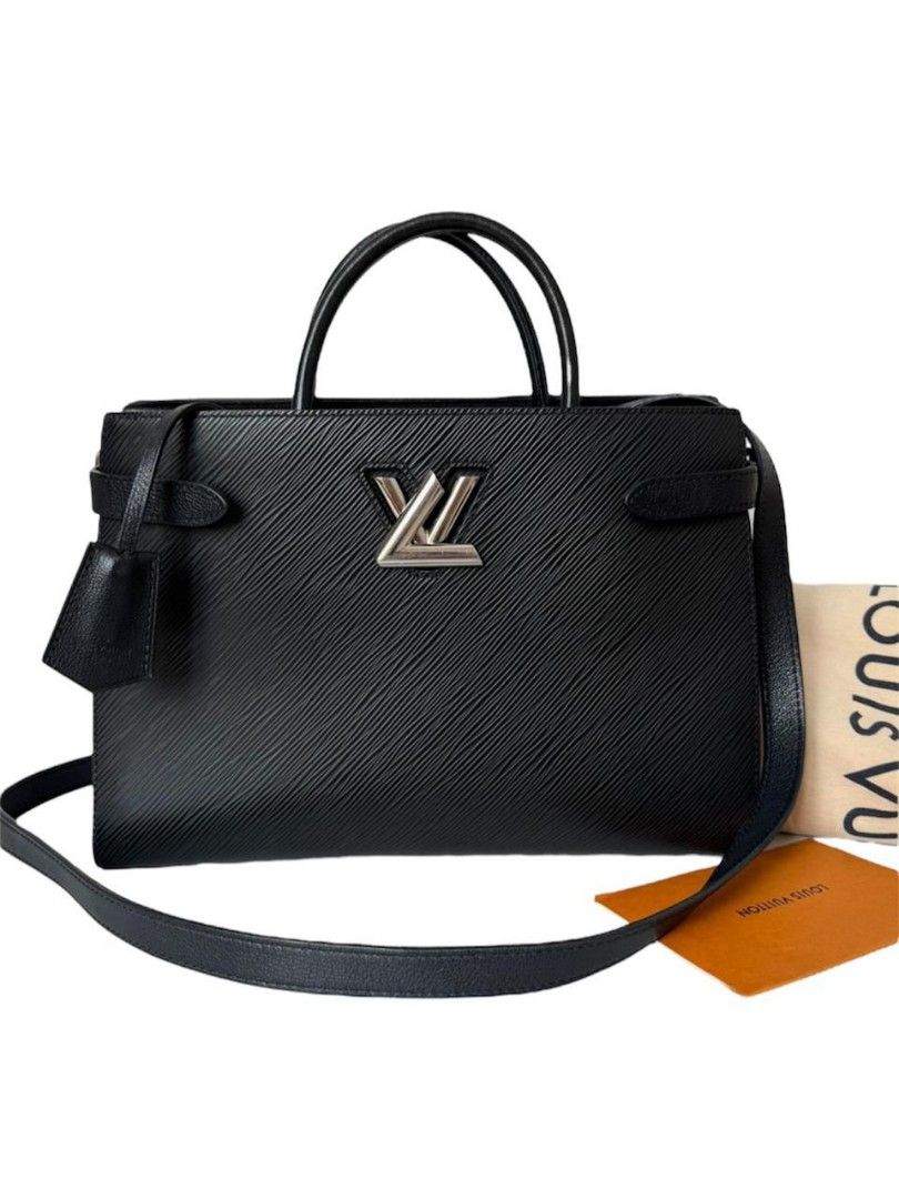 Fast Sale Preloved LV Twist Tote Black Epi size 31 x 21 cm With