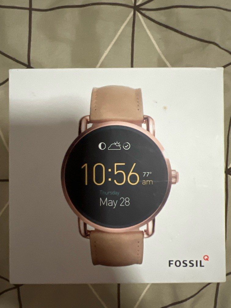 Fossil smart watch q wander deals