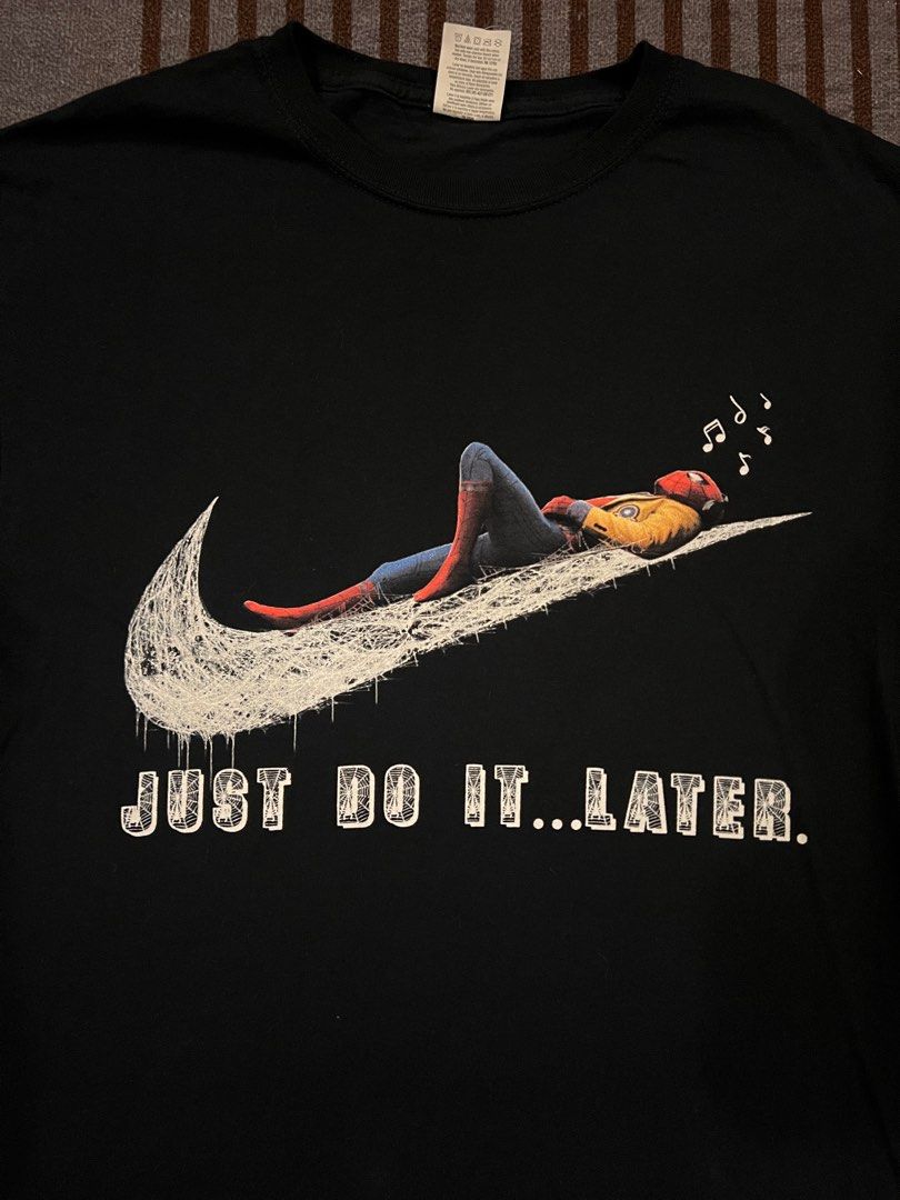 Just do it later spiderman outlet