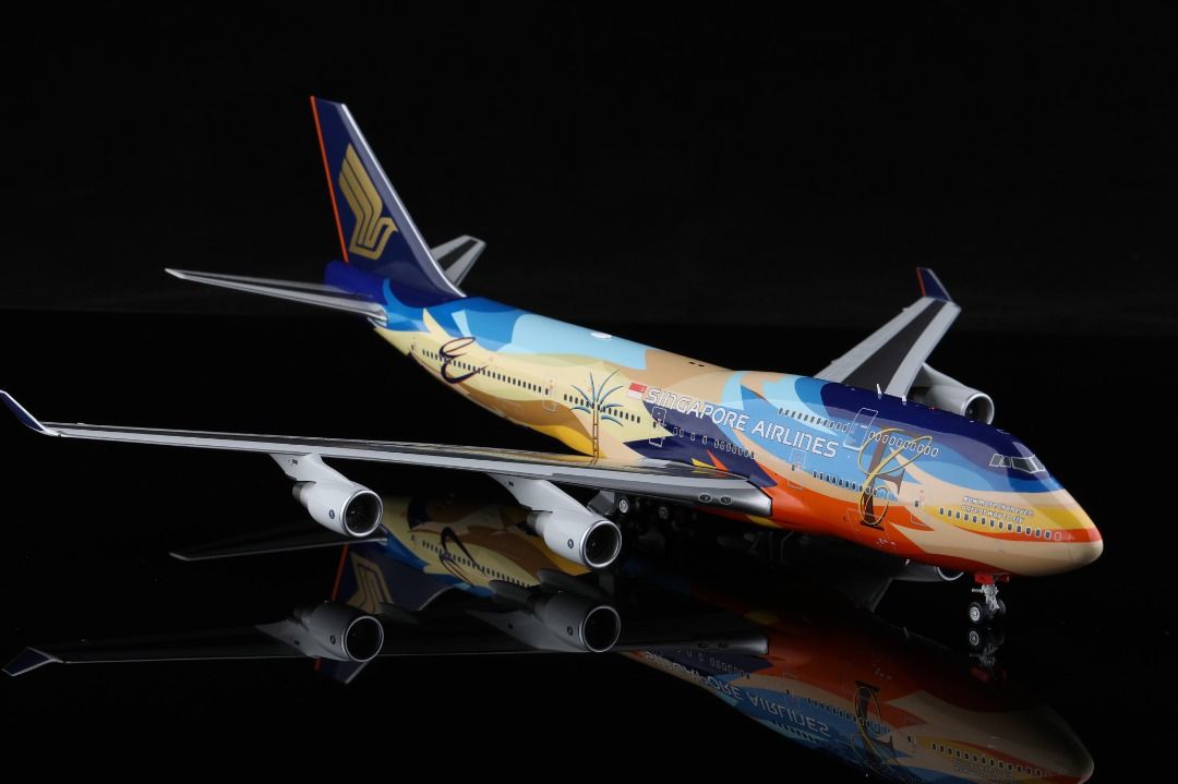 Free Shipping] Singapore Airlines B747-400 9V-SPL 