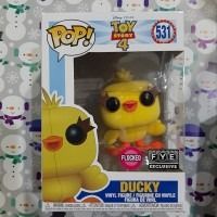 Funko Pop! Toy Story Ducky Flocked (FYE), Toys Collectibles