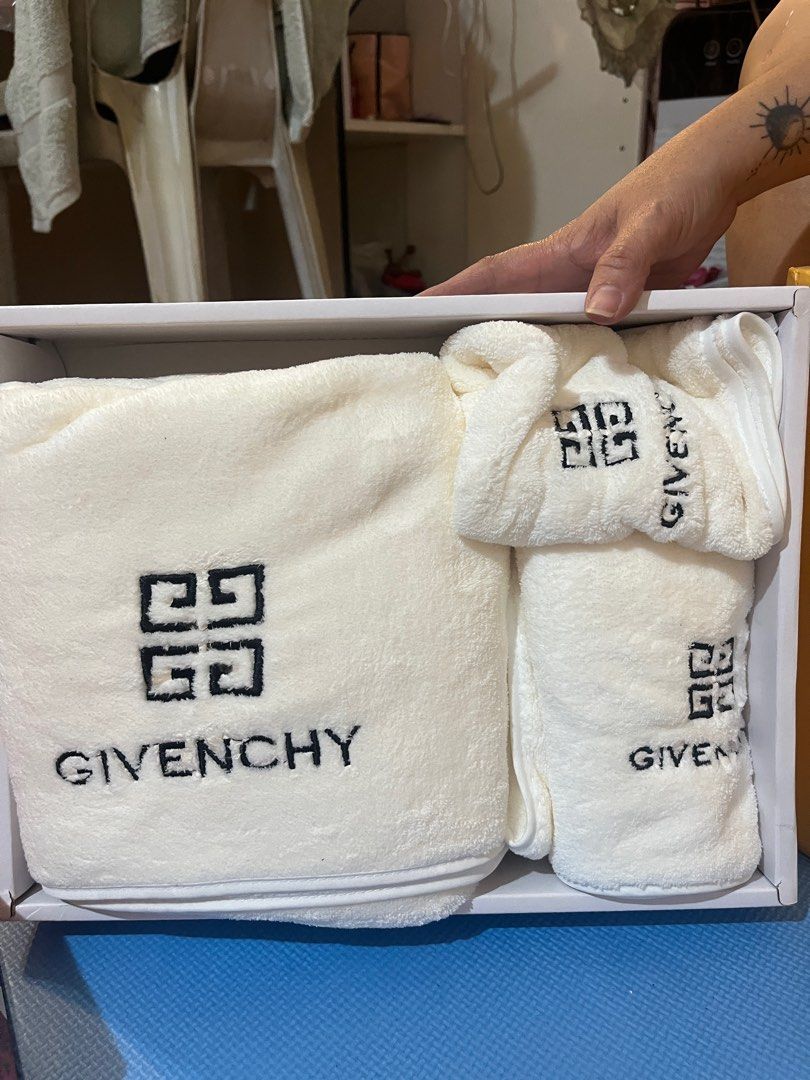 Givenchy towel set Women s Fashion Undergarments Loungewear on Carousell