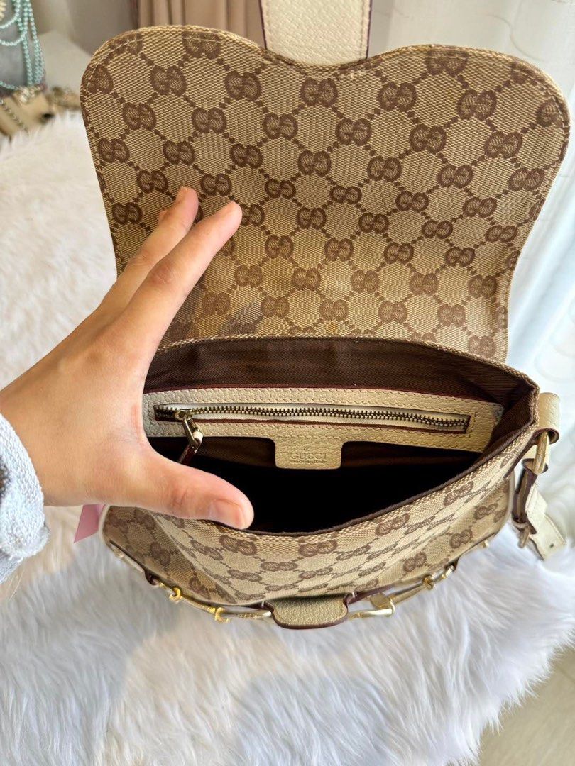 Gucci Monogram Flag Bag Women s Fashion Bags Wallets Cross body Bags on Carousell